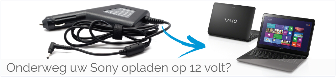 Sony Vaio 12 volt autolader carcharger kopen
